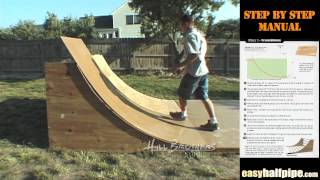 Famous How to build a Halfpipe Step 5 MASONITE RAMP SURFACE Wealth