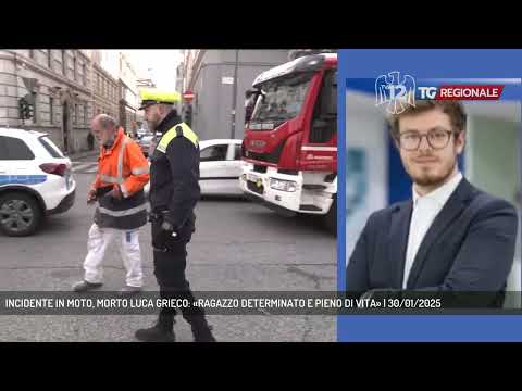 INCIDENTE IN MOTO, MORTO LUCA GRIECO: «RAGAZZO DETERMINATO E PIENO DI VITA» | 30/01/2025