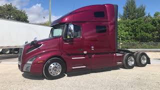 Volvo VNL760 2019, Burgundy, 563k Miles, 455HP Volvo D13, Volvo iShift