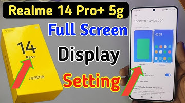 Realme 14 pro plus 5g full screen mode settings | How to use full screen display in Realme 14 pro+