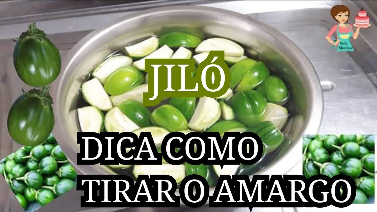 Como tirar o Amargo do Jiló - YouTube