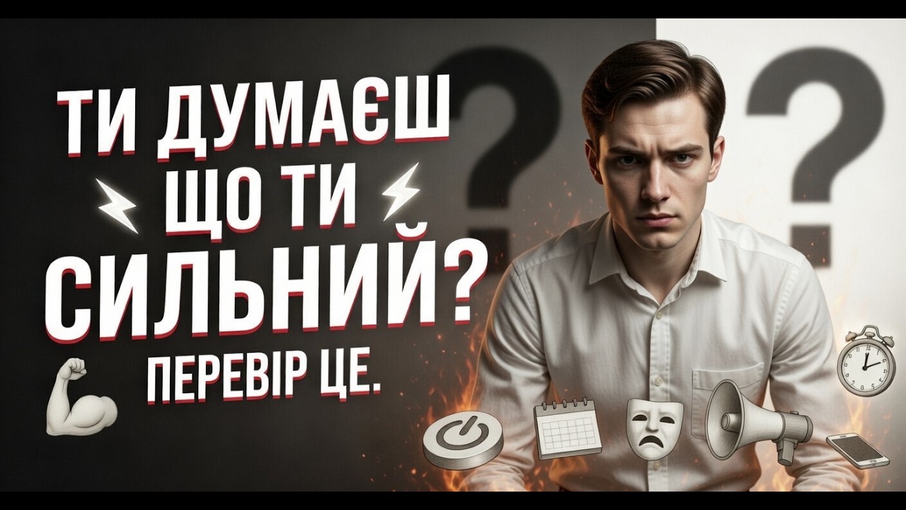 Ти думаєш, що ти сильний? Перевір це. #мотивація українською #самодисципліна #сила характеру
