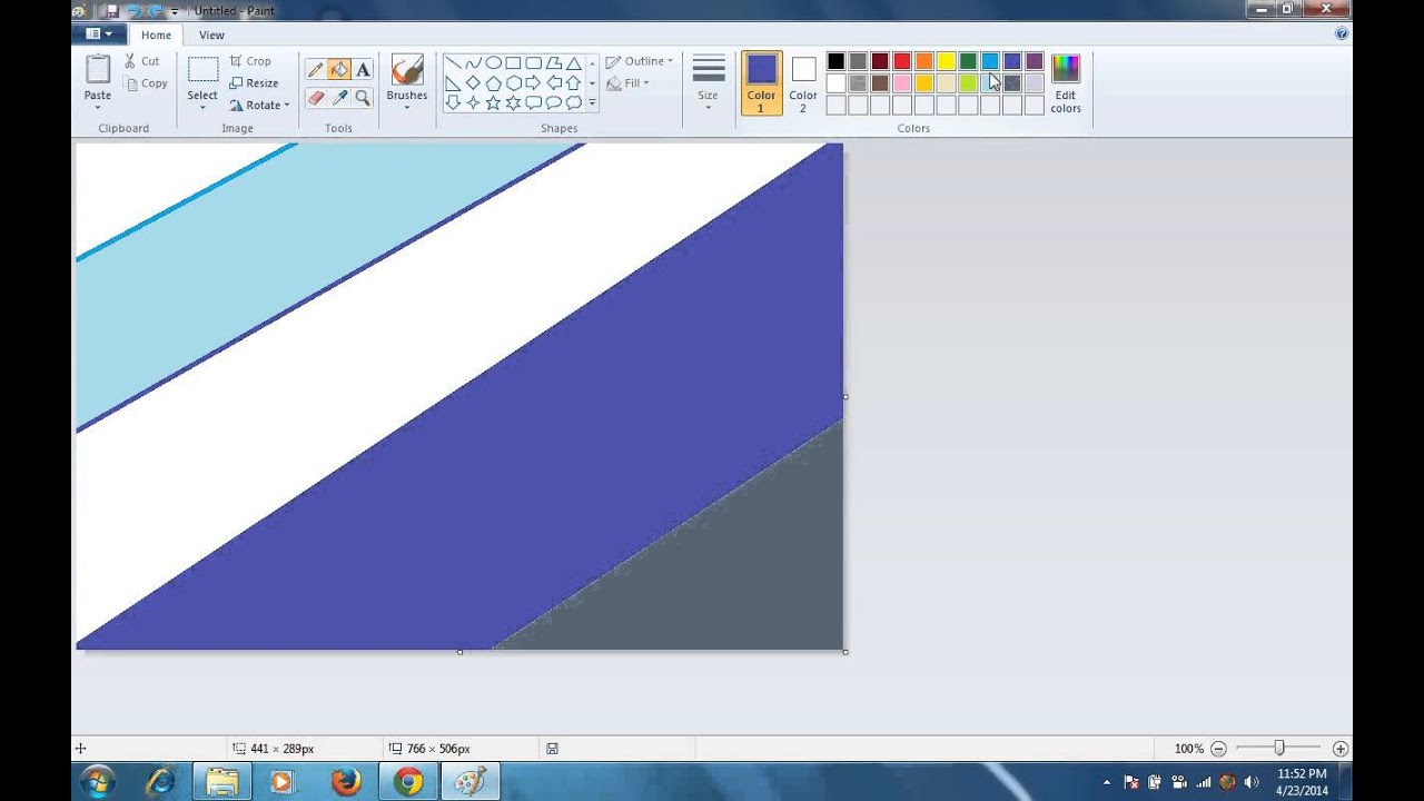 How to make gradient in MS paint Trick YouTube
