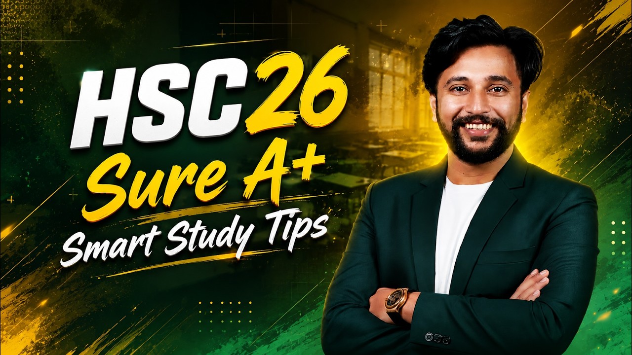 HSC 26 Sure A+ | Smart Study Tips | Sajan Sir - YouTube