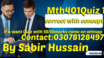 mth401 quiz 1 2023 || mth401 quiz 1 solution 2023 #mth401quiz1 #mth401 #quiz1 #vubrightfuture #sol