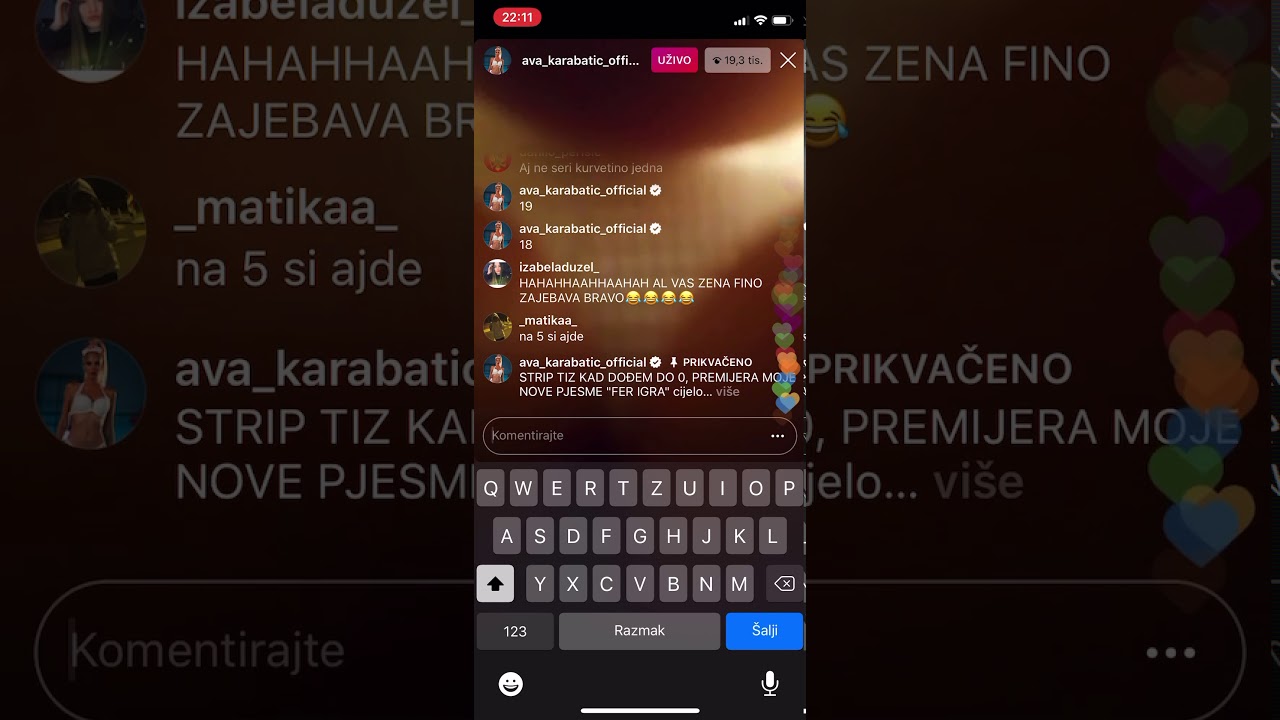 Ava Karabatić STRIPTIZ live *skinula se gola.