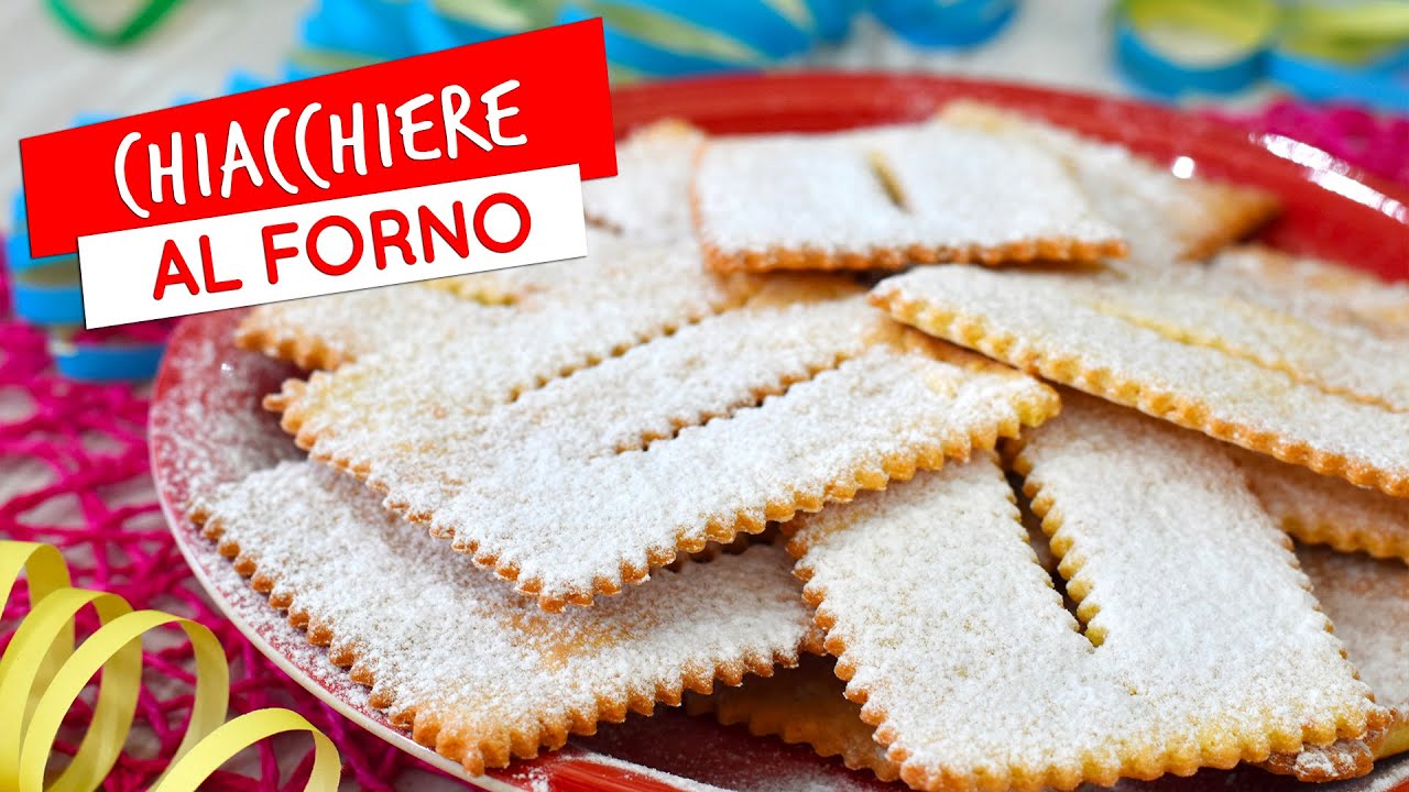 Chiacchiere al forno croccanti e leggere - Ricetta FACILE