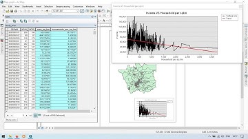How to Create Line Graph and Add to Map Layout using ArcGIS