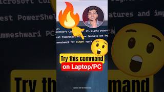 अपने Laptop/PC पर ये Command try करके देखो! 🔥 (90% Laptop Users नहीं जानते)
