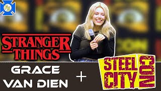 STRANGER THINGS Grace Van Dien Panel – Steel City Con August 2022