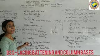 DSS  UNIT 6 LACING BATTENING AND COLUMN BASES