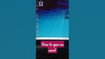 How to open ms word in windows 10 shortcut #shorts #short #shortvideo #ytshorts #msword #viral