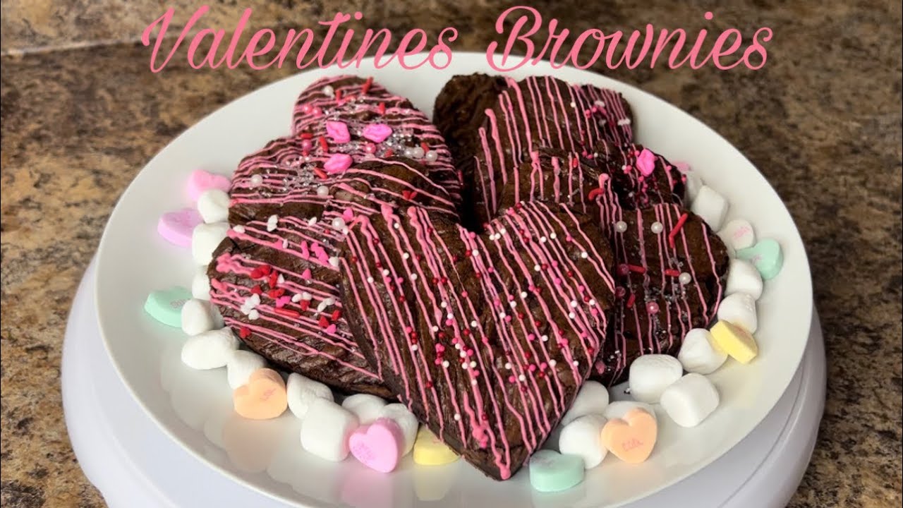 Valentine’s Heart Shaped Brownie 🍫