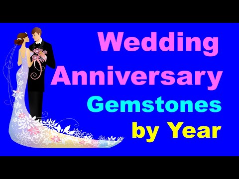 Wedding Anniversary Gemstones by Year_Names & Symbolic Meaning