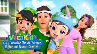 Baş Omuzlar Diz Ve Parmak Türkçe, Eğitici Ve Eğlenceli Çocuk Şarkıları, Çizgi Film, Okul Öncesi