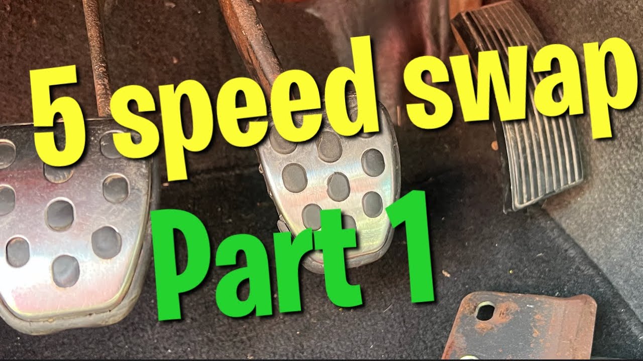 Mustang automatic to manual swap part 1 YouTube