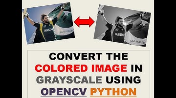 How to convert the #ColoredImage in #GrayScale | #openCV #Python