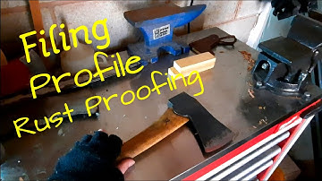 How to fix a chipped axe