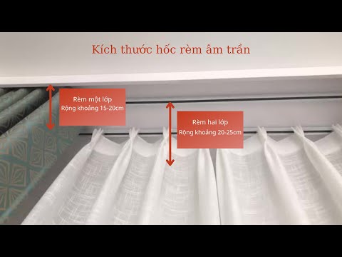 Video: Thanh rèm nhôm trần