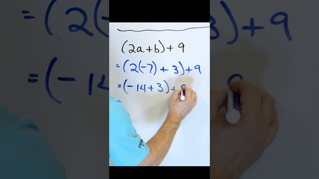 How To Substitute Values Into Algebraic Expressions