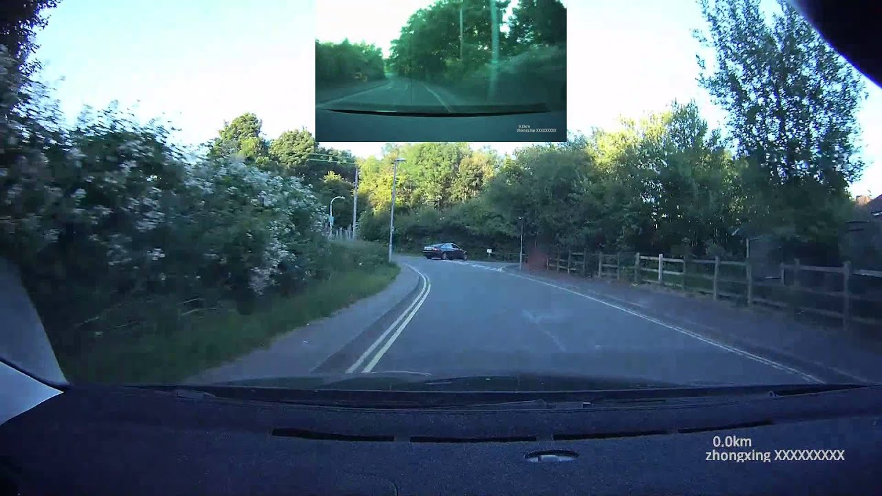 SZDome G5WA IMX322 Dual Channel Dashcam - Combined - Dusk