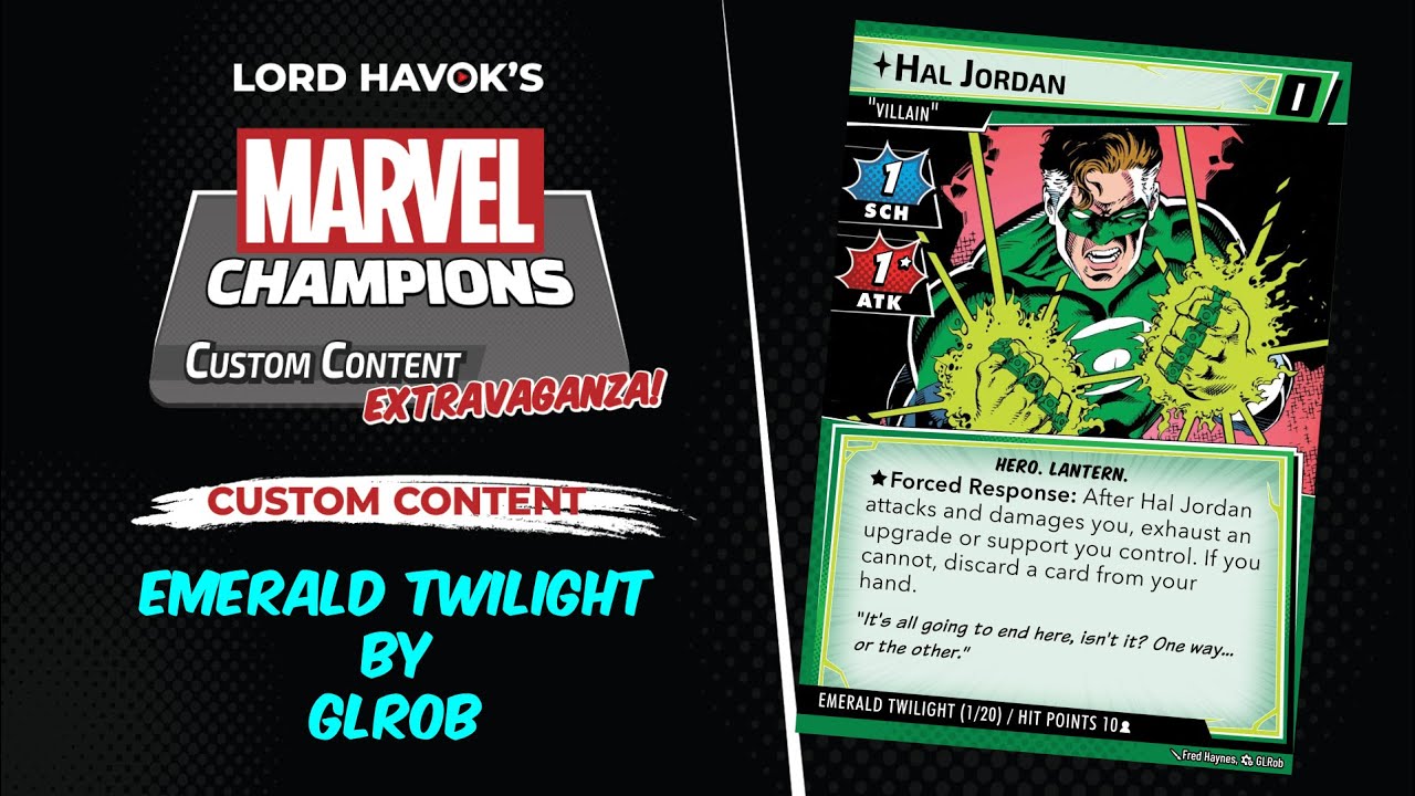 Marvel Champions Custom Content - Emerald Twilight