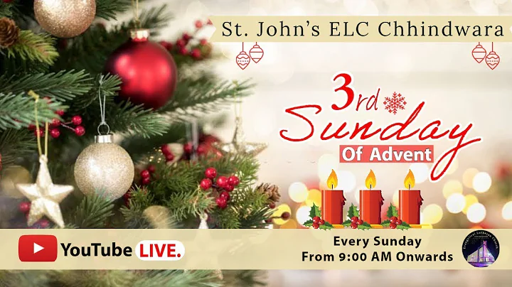 3rd Sunday of Advent | Live Church Service | Dec. 14, 2025 🕯️🕯️🕯️