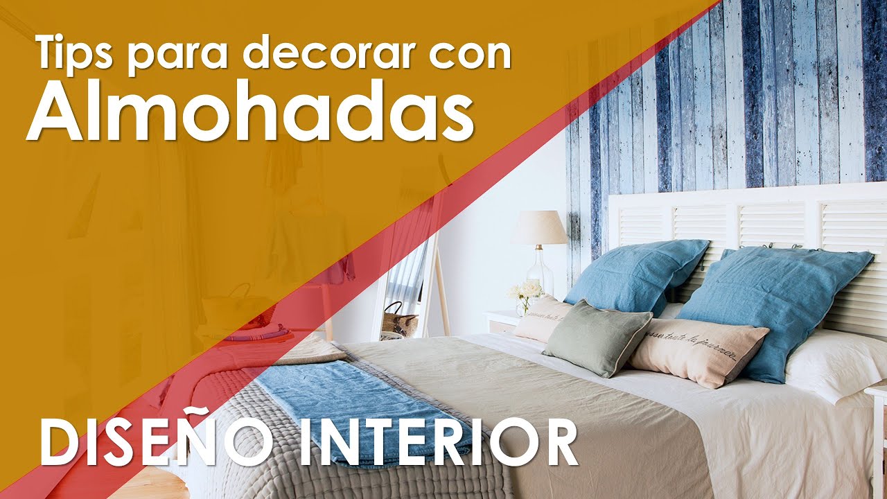 Cómo decorar tu cama con cojines