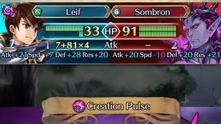 Attuned Leif team vs Abyssal Mythic Sombron and legendary Lyon | Fire emblem heroes
