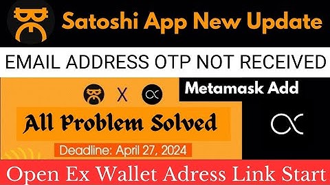 Satoshi App New Update || Oex Wallet link Submit  || Oex Coin  Withdrawal