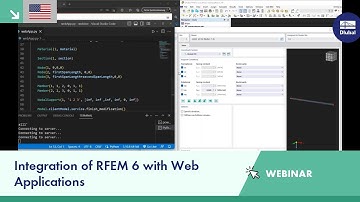 كيفية عمل RFEM 6 مع تطبيقات الويب باستخدام مكتبة WebService Python