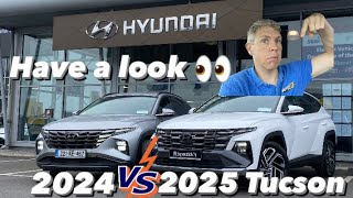 2024 Vs 2025 Tucson detailed comparison on interior and exterior