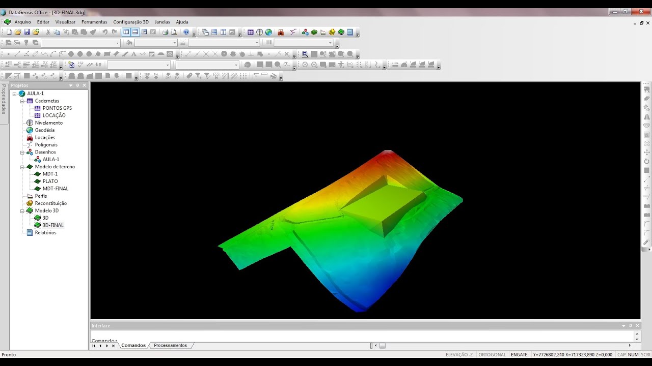 Criando platô no Datageosis