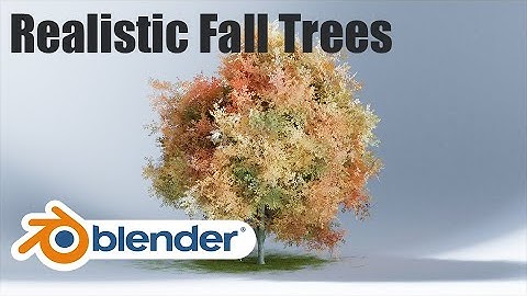 How To Make Realistic Autumn Trees In Blender