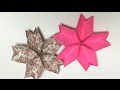 Origami cherry blossom-shaped vessel tutorial | How to make a paper cherry blossom-shaped vessel