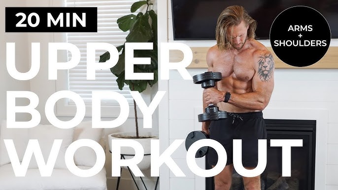 15 minute BICEPS TRICEPS Superset Workout Dumbbells 