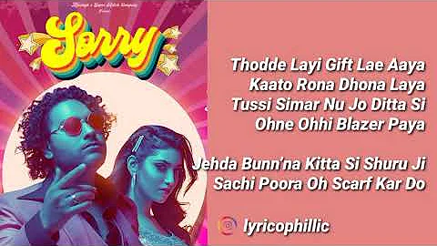 SORRY lyrics Simar Dorraha | MixSingh | XL Album | New Punjabi Songs 2021 | lyricophillic