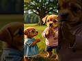 puppy say please support me #trending #viral #shortvideo #ai #aishorts #aivideo  #animation