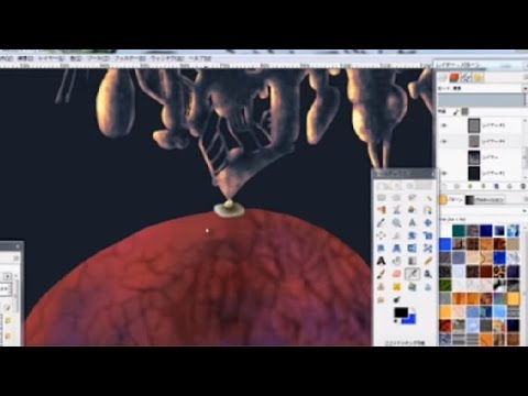 オリジナル Gimp2でイラストを描く様子 Youtube