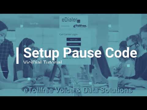 Vicidial How to Setup Pause Codes
