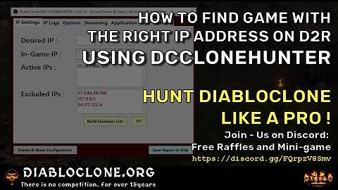 D2R - Diablo 2: Resurrected - DC Clonehunter Application Tutorial - How to hunt for Diablo Clone.