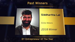 EY Entrepreneur Of The Year Awards 2019 | Past title winners of EOY India Awards program
