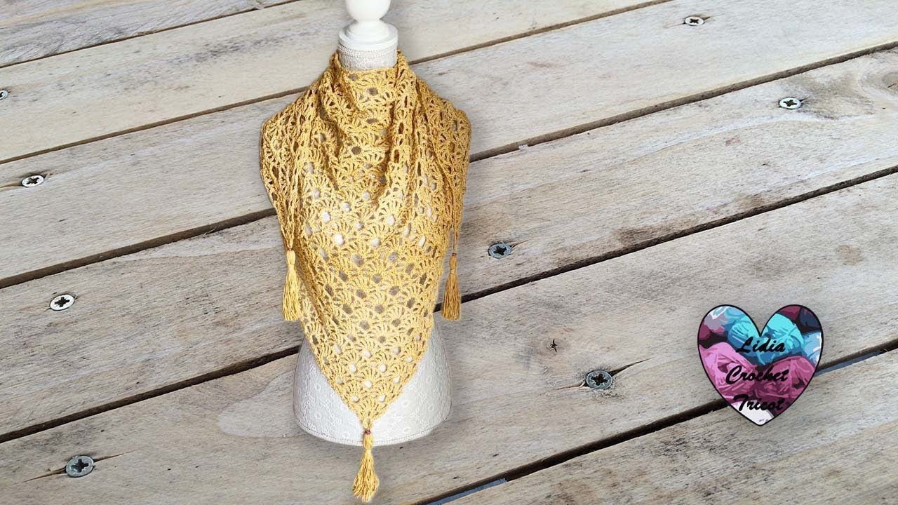 Châle Soleil Crochet facile 