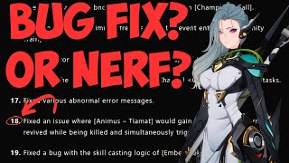 Amber Tiamat Bug Fix Situation is Crazy | Etheria Restart