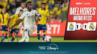 Thumbnail for VINICIUS JR. MARCA, MAS REAL MADRID SÓ EMPATA COM LAS PALMAS | MELHORES MOMENTOS