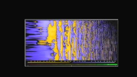 SuperCollider Laconicism Audio Thru A Digitech GSP 1101 & TimeBender Spectrum Visualization