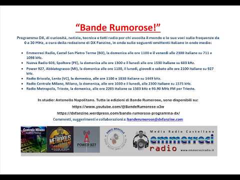 Video Bande Rumorose n. 62 del 26.07.2026
