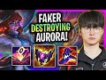 FAKER DESTROYING WITH AURORA! | T1 Faker Plays Aurora Mid vs Orianna! | Season 2025