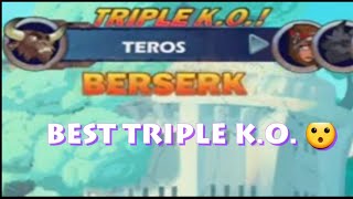 INSANE TRIPLE KNOCKOUT ON BRAWLHALLA