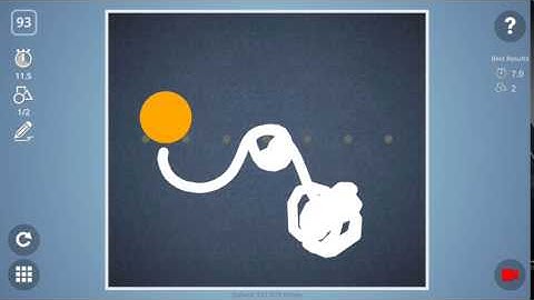 Check out how I solved level 93 in Brain It On! #BrainItOn